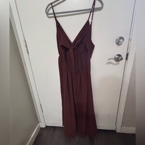 SHEIN Brown Maxi Dress